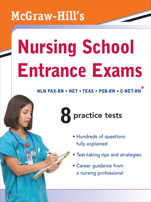 Title details for McGraw-Hill's Nursing School Entrance Exams by Thomas Evangelist - Wait list